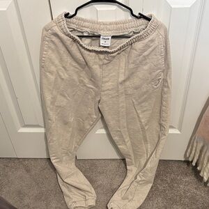 Gymshark Beige Jogger Pants